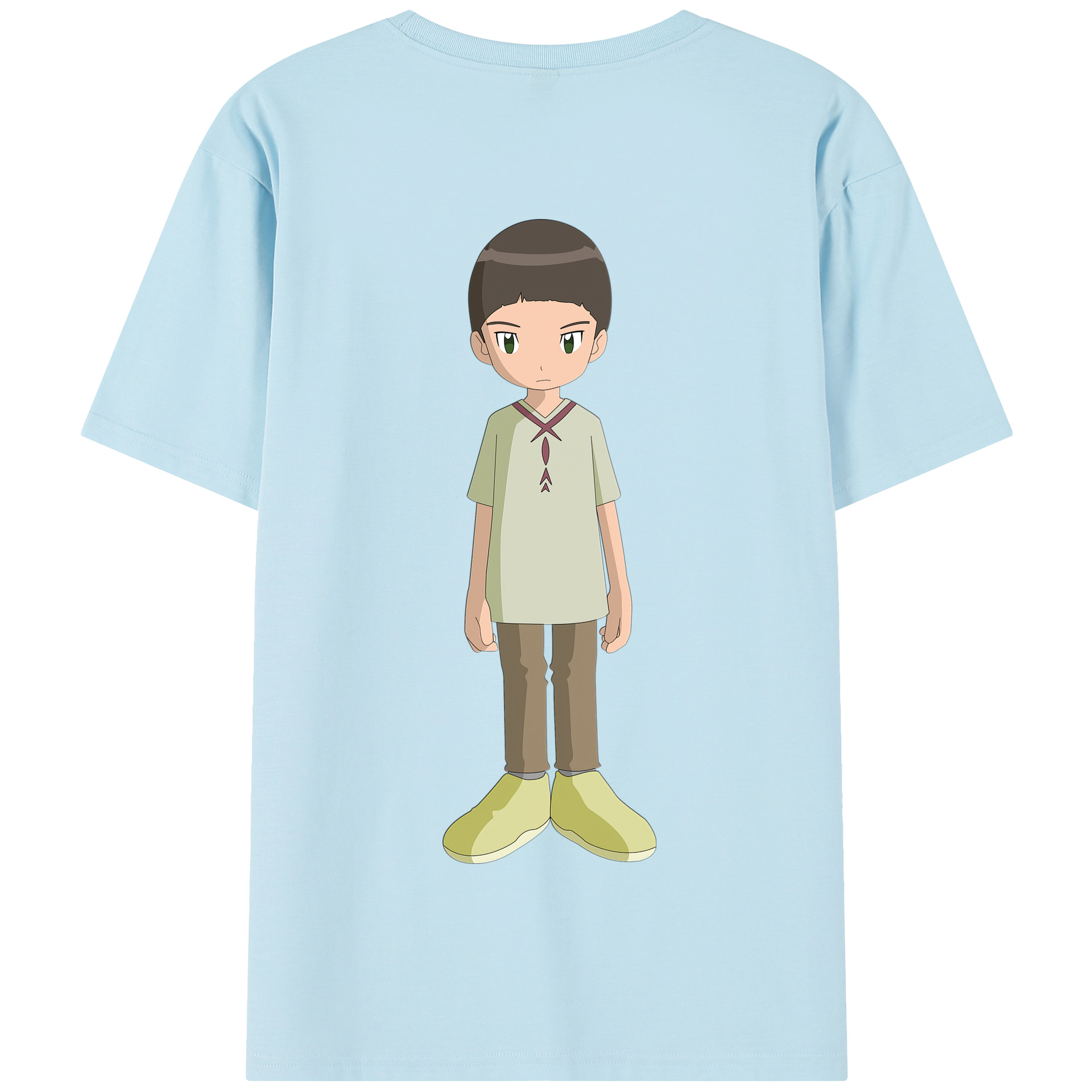 （画像用） Digimon デジタルモンスター/デジモン 綿100％半袖Tシャツ（背面プリント）